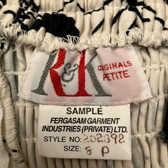 Vintage Deco Black and White Sundress - Picture 8 of 10